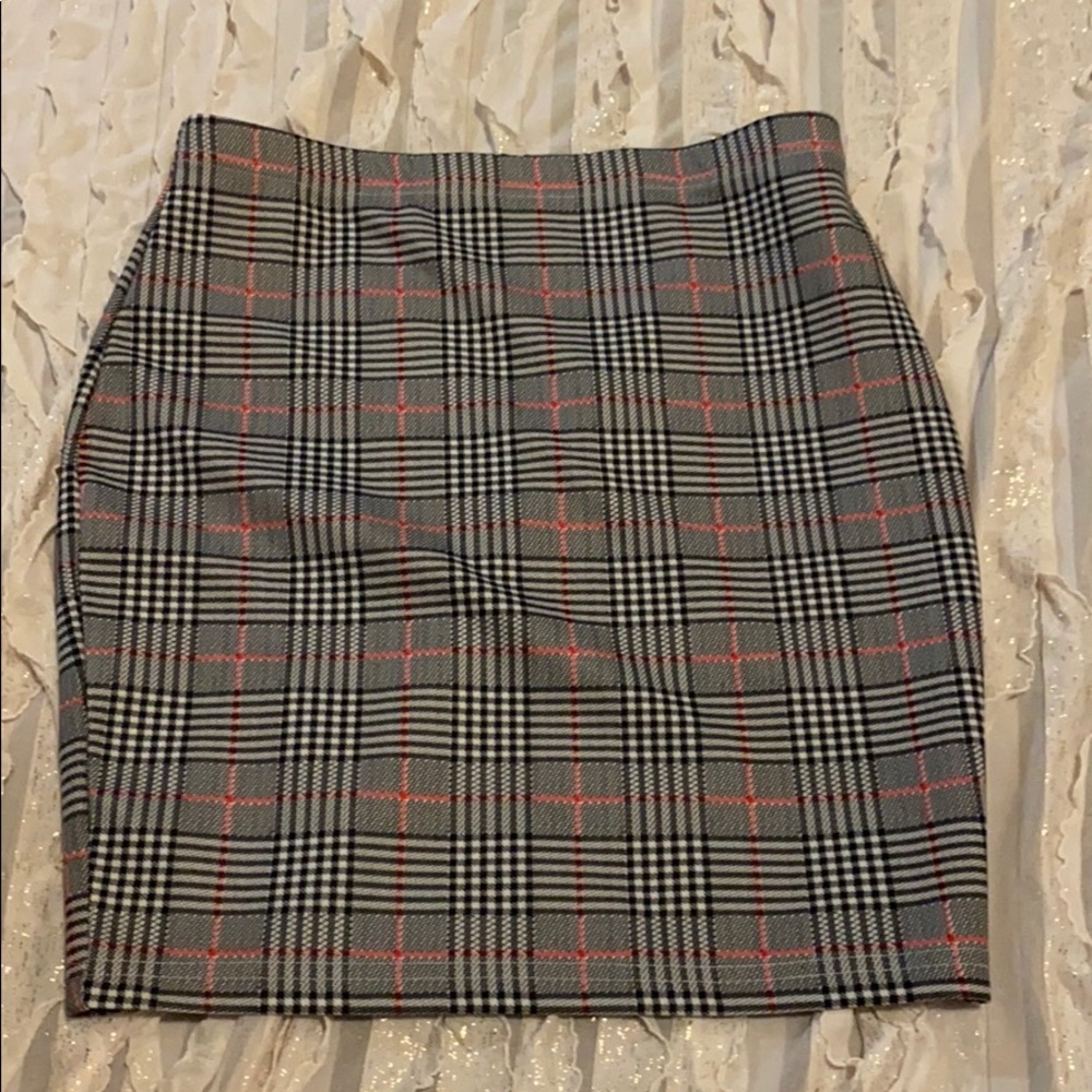 Plaid skirt
